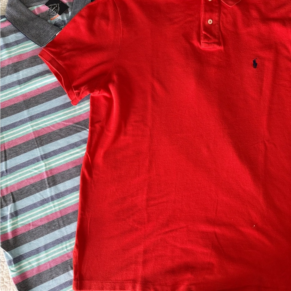 Men’s polo style shirts Ralph L & St. John’s Bay size XL
